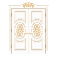 Casa Verdi Barocco 1 interior doors made of solid alder. Photo 1